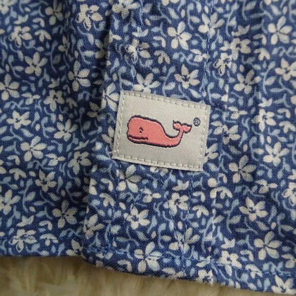 Vineyard Vines Blue Classic Fit Murray Shirt Medium - Picture 3 of 6